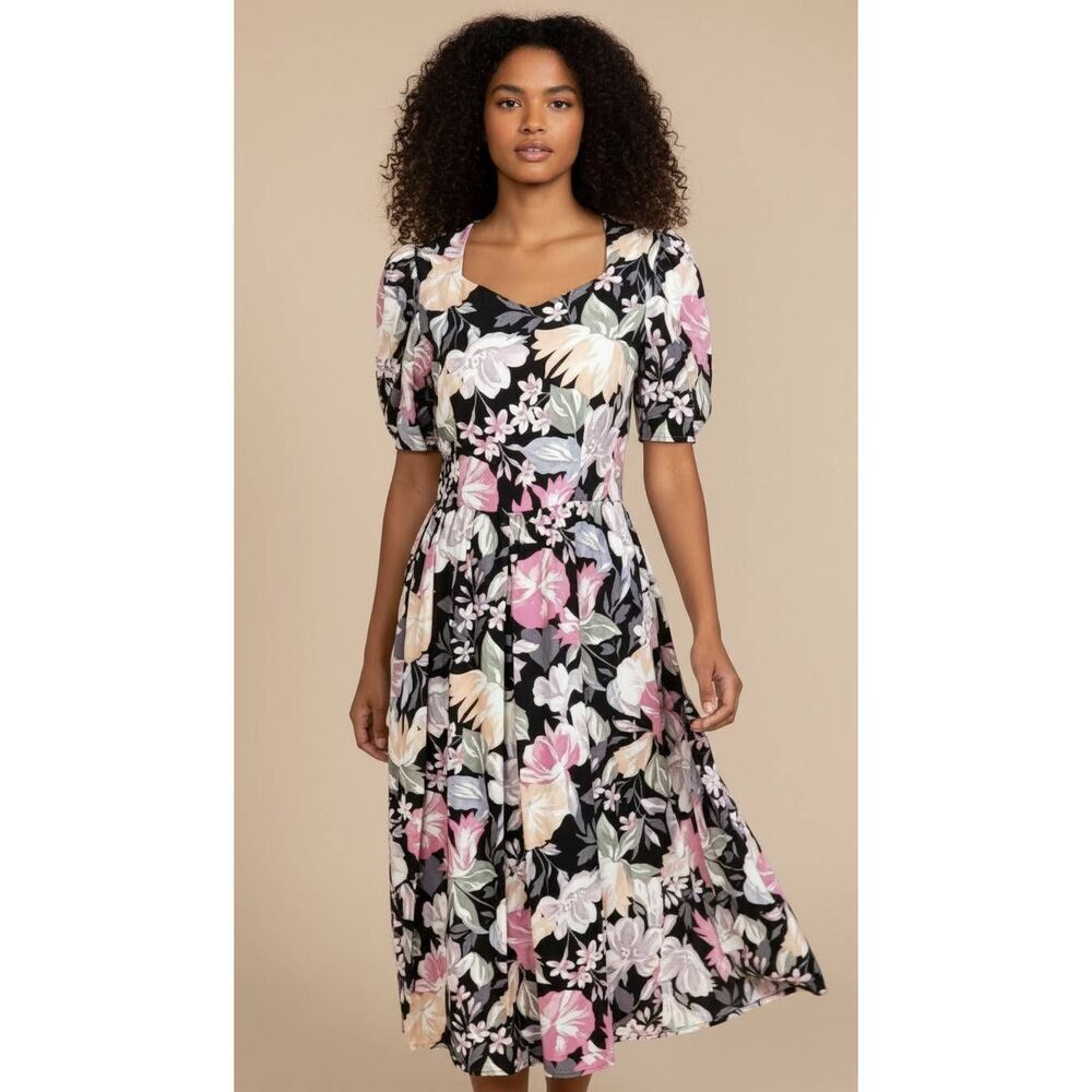 Vintage floral dress
